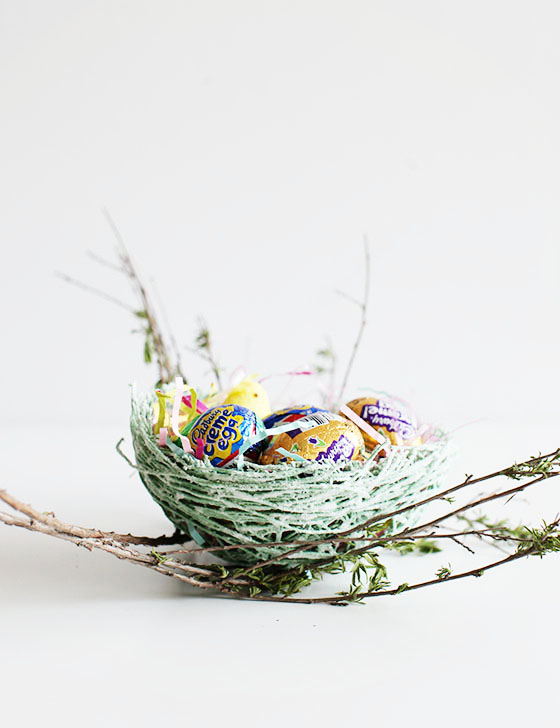 Sugar String Easter Nest Tutorial