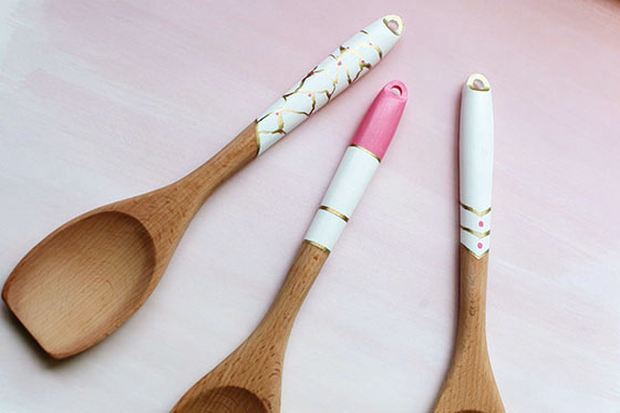 Hand Painted Wooden Spoons