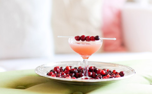 Cranberry Sauce Cocktail Recipe. Perfect for Thanksgiving.